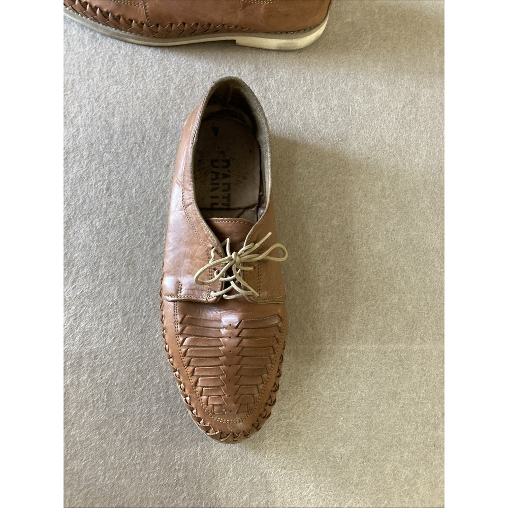 D'arte Huarache Artisanal Hand Made Leather Shoe Sz 11 Lofer Authentic Sandals - Picture 5 of 14